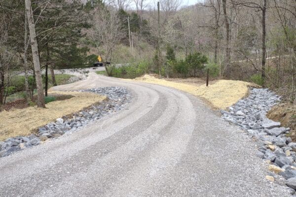 WM Tucker Excavating in Dickson County Road Landscaping