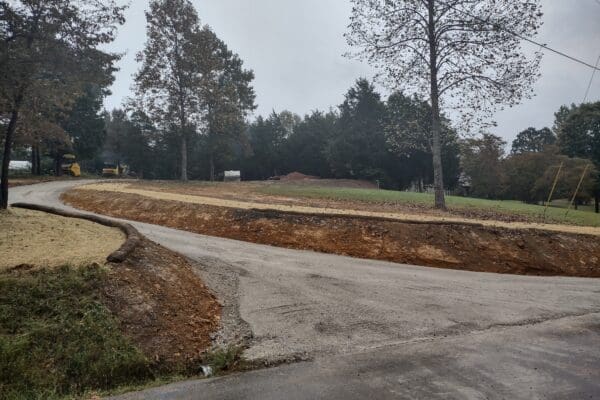 Landscaping Road Construction Project WM Tucker Excavating