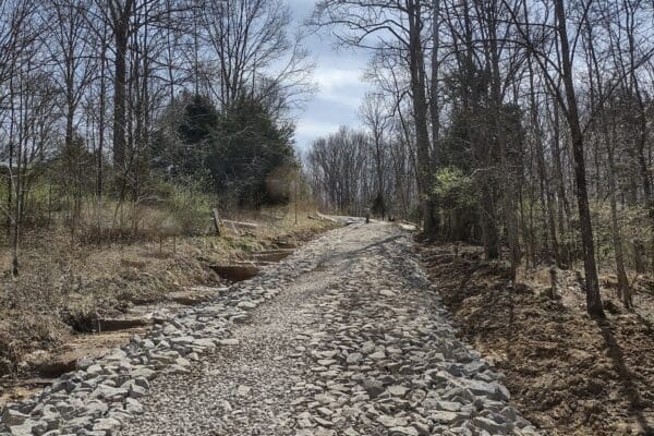 landscaping project WM Tucker Excavating in Dickson County