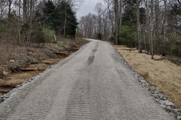 Road Construction WM Tucker Excavating in Dickson County