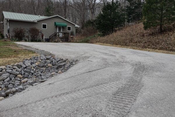 WM Tucker Excavating Road Construction in Dickson County